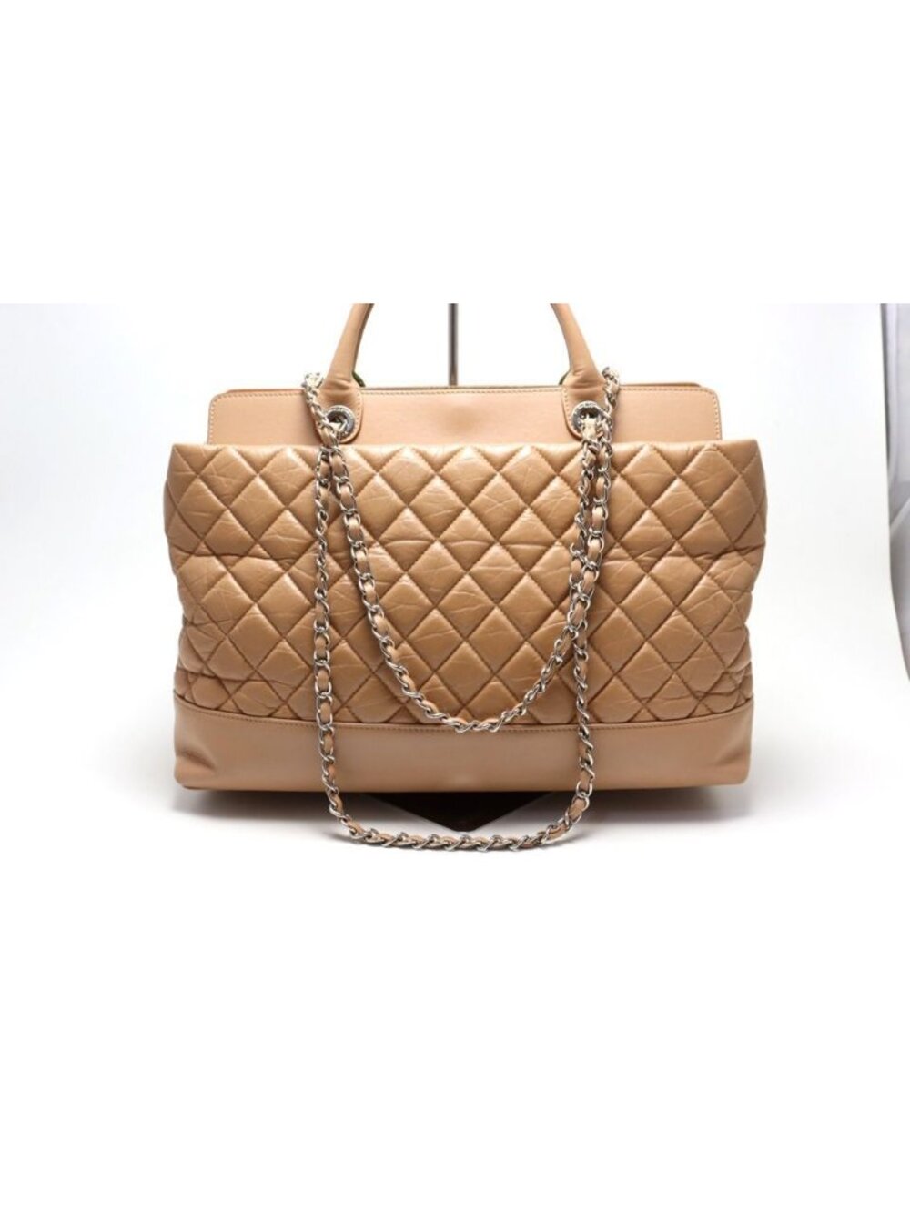 Chanel Quilted Leather Chain Tote - Picture 2 of 11